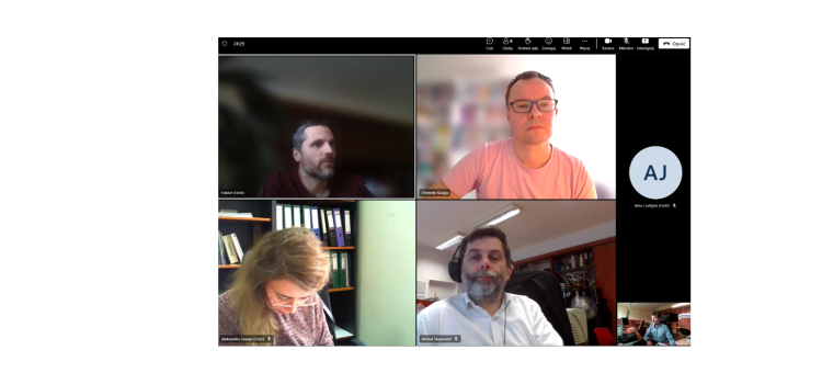 Work is in progress – partners met online and discussed