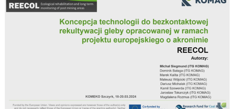 REECOL project presented on KOMEKO 2024