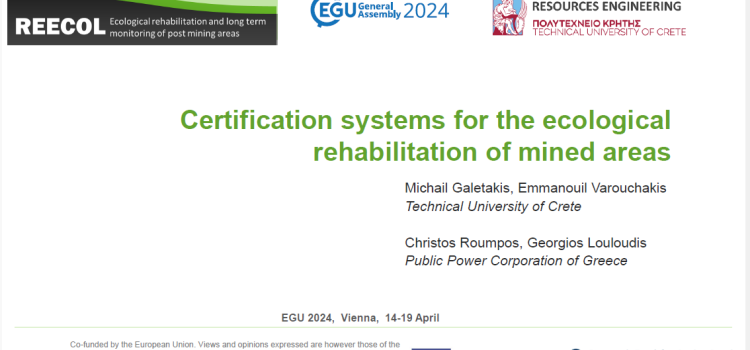 REECOL project presented during EGU24 conference