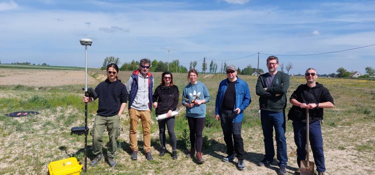 Visit in Konin mine – drone flights and collecting soil samples