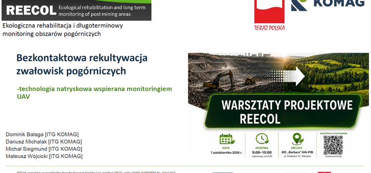 REECOL results presented at workshops in “Barbara” Experimental Mine